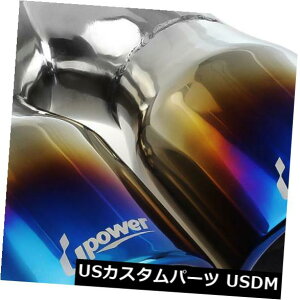 �}�t���[�J�b�^�[ Upower�G�L�]�[�X�g�`�b�v304SS�^�󃁃b�L�u���[�A���O���J�b�g2.5 ID 3.5 OD 10 �����O Upower Exhaust Tip 304SS Vacuum Plating Blue Angled Cut 2.5ID 3.5OD 10Long �y���s�A���i�z