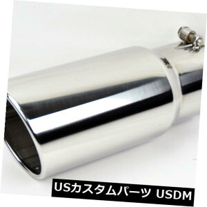 �}�t���[�J�b�^�[ �X�e�����X�X�`�[���G�b�W�A���O���f�B�[�[��5 �G�L�]�[�X�g�`�b�v4�C�����b�g12 �����O Stainless Steel Rolled Edge Angle Diesel 5 Exhaust Tip 4 Inlet 12 Long