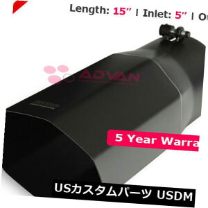 }t[Jb^[ gbNAOIN^SubN15C`{gIGL][Xg`bv5C6AEgjo[T Truck Angled Octagon Black 15 inch Bolt-On Exhaust Tip 5 In 6 Out Universal