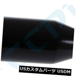 }t[Jb^[ 4 "Cbg6"AEgbg15 "OubNXeX[GbWgbNGL][Xg`bv 4" Inlet 6" Outlet 15" Long Black Stainless Steel Roll Edge Truck Exhaust Tip