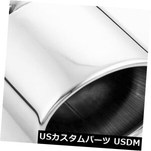 }t[Jb^[ 2.4 "܂Ȑ،[[̑ȉ~`̔rC̐[304̃XeX|̓̃{g 2.4" Inlet Bolt On Straight Cut Roll Edge Oval Exhaust Tip 304 Stainless Steel