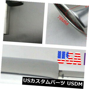 �}�t���[�J�b�^�[ 54MM-78MM�ϋv���̂���N�����X�e�����X�|�ԃI�[�o���V���O���r�C�e�[���q���g�p�C�v 54MM-78MM Durable Chrome Stainless Steel Car Oval Single Exhaust Tail Tips Pipe �y���s�A���i�z