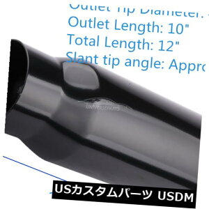 }t[Jb^[ 1PC NEWXeXX`[fB[[rC`bv3 "Cbg/ 4"AEgbg/ 12 "OubN 1PC NEW Stainless Steel Diesel Exhaust Tip 3" Inlet/ 4" Outlet/ 12" Long Black