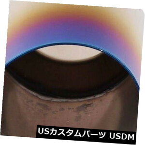 }t[Jb^[ 1PC 2.5 "C3.5"AEgu[o[gGL][XgVOXgJbg`bv|bVXeX 1PC 2.5" In 3.5" Out Blue Burnt Exhaust Single Slant Cut Tip Polished Stainless