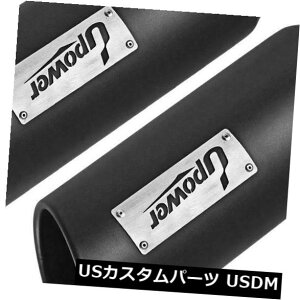 }t[Jb^[ 2PCSubNXeXX`[rC`bv{gI4 "Cbg-6"AEgbg-18 "L 2PCS Black Stainless Steel Diesel Exhaust Tip Bolt On 4"Inlet - 6" Outlet - 18"L
