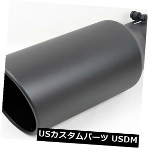 }t[Jb^[ XeXubN[hGbWAOfB[[6 "GL][Xg`bv4"Cbg15 "O Stainless Black Rolled Edge Angle Diesel 6" Exhaust Tip 4" Inlet 15" Long