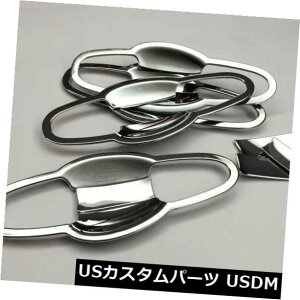 hAJo[ g^RAV4 2013-2018̂߂̃NABShAnh{[Jbvt[Jo[go Chrome ABS Door Handle Bowl Cup Frame Cover Trim o For Toyota RAV4 2013-2018