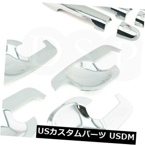 hAJo[ g^nCbNXr[SSR5 MK6 05-14ɃtBbgN[hAnhJo[+Oh{E Chrome Door Handle Cover + Grand Bowl fit for TOYOTA Hilux Vigo SR5 MK6 05-14