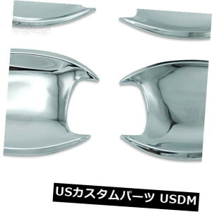 hAJo[ 2017hAnh{ECT[gJo[N[g4 Pc̓g^CmoNX^ɓK 2017 Door Handle Bowl Insert Cover Chrome Trim 4 Pc Fits Toyota Innova Crysta