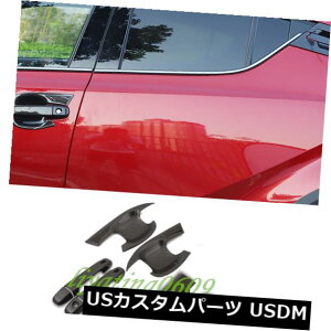 hAJo[ J[{t@Co[AE^[hAnh+g^C-HR CHR 16-19pnh{EJo[g Carbon Fiber Outer Door Handle+Handle Bowl Cover Trim For Toyota C-HR CHR 16-19