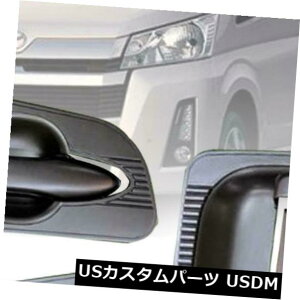 hAJo[ g^nCG[XʋΗp2019-2020hAnhnEWOJo[{E}bgubN Door Handle Housing Cover Bowl Matte Black For Toyota Hiace Commuter 2019-2020