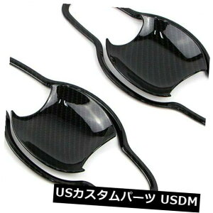 hAJo[ g^C-HR CHR 2016 2017 2018Yf@ۃX^C̎Ԃ̃hAnh{EJo[ Car Door Handle Bowl Cover for Toyota C-HR CHR 2016 2017 2018 Carbon Fiber Style