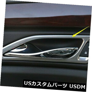 �h�A�����J�o�[ �L���f���b�NSRX 2010-2016�ɍ���4X�C���e���A�h�A�n���h���{�E�������J�o�[ 4X Interior Door Handle Bowl decoration Cover fit For Cadillac SRX 2010-2016