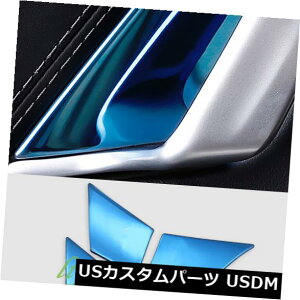 hAJo[ Tesla Model S 2014-2018p4PCSXeXCi[hAnh{EJo[g 4PCS Stainless Inner Door Handle Bowl Cover Trim For Tesla Model S 2014-2018