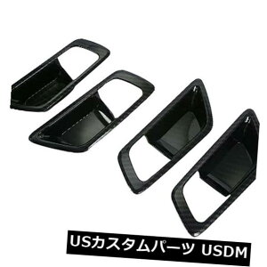 hAJo[ g^CHR C-HR 2016-2018̂߂4x ABSJ[{hAnh{EJo[g 4x ABS Carbon Interior Door Handle Bowl Cover Trim For Toyota CHR C-HR 2016-2018