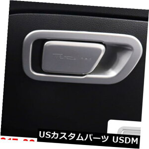 hAJo[ 2015-2019q_Cc[\p2xRpCbg[{bNXnhhA{EJo[g 2x Copilot Storage Box Handle Door Bowl Cover Trim For 2015-2019 Hyundai Tucson