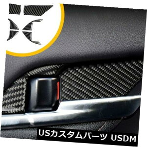 �h�A�����J�o�[ �g���^�J����18-19�p8PCS�J�[�{���t�@�C�o�[�X�^�C���h�A�n���h���{�E���J�o�[�g���� 8PCS Carbon Fiber Style Door Handle Bowl Cover Trim for TOYOTA CAMRY 18-19 �y���s�A���i�z