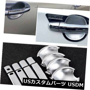 hAJo[ XYLSNXp̂тȂNhAnh{EJo[JbvI[o[Cg Non-Rusty Chrome Door Handle Bowl Cover Cup Overlay Trim For Suzuki Scross