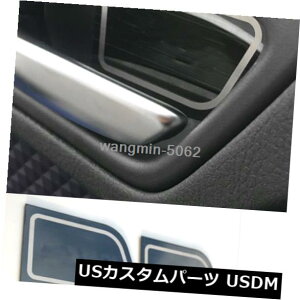 hAJo[ g^C-HR CHR 2016-2019̂߂̍`^jE̓hAnh{[Jo[g Black titanium Inner Door Handle Bowl Cover Trim For Toyota C-HR CHR 2016-2019