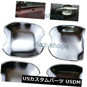 hAJo[ 2008- 2013Ng^nC_[ɃtBbg4̃N[hAnhx[X{EJo[ 4Pcs Chrome Door Handle Base Bowl Covers Fit For 2008-2013 Toyota Highlander