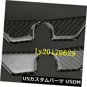 hAJo[ Audi A3 8V 2014-2019p4xAJ[{t@Co[Ci[hAnh{EJo[g 4x Real carbon fiber Inner Door Handle Bowl Cover trim For Audi A3 8V 2014-2019