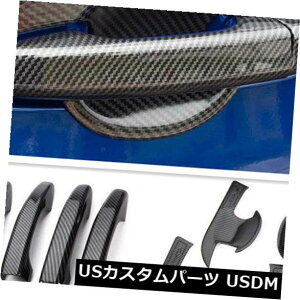 �h�A�����J�o�[ �z���_�A�R�[�h2018�p12PCS�J�[�{���t�@�C�o�[�X�^�C���̎Ԃ̃h�A�n���h���{�E���J�o�[�g���� 12PCS Carbon Fiber Style Car Door Handle Bowl Cover Trim For Honda Accord 2018 �y���s�A���i�z