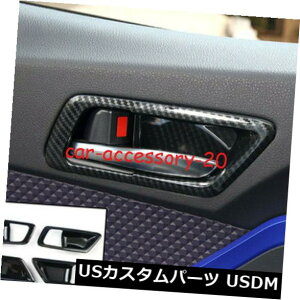 hAJo[ g^C-HR CHR 2018 2019pJ[{t@Co[Ci[hAnh{EJo[ Carbon fiber Inner Door Handle Bowl Decor Cover For Toyota C-HR CHR 2018 2019
