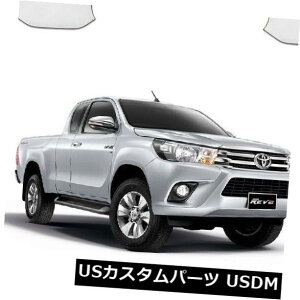 hAJo[ g^nCbNX2hA2015-2019̃hAnh{Eg}Jo[N[ Door Handle Bowl Trim Insert Cover Chrome For 2015-2019 ON Toyota Hilux 2 Doors