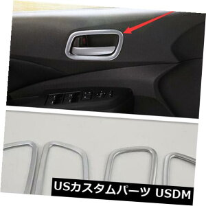 hAJo[ z_CRV 12-14p4pcsXeXCeAhAnh{Et[Jo[g 4pcs Stainless Interior Door Handle Bowl Frame Cover Trim for Honda CRV 12-14