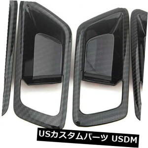 hAJo[ g^C-HR CHR 2016-2019̒Yf@ۓhAnh{EJo[g Carbon Fiber Inteior Door Handle Bowl Cover Trim For Toyota C-HR CHR 2016-2019
