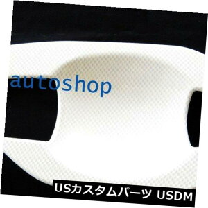 hAJo[ zCgJ[{4hAnh{ECT[gJo[OHe/pWFX|[cV.9 WHITE Carbon 4DOOR HANDLE BOWL INSERT COVER MITSUBISHI MONTERO/ PAJERO SPORT V.9