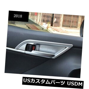 hAJo[ Camry 2018p4/ZbgVo[CeAN[hAnh{EgJo[ 4pc/Set Silver Interior Chrome Door Handle Bowl Trim Cover for Camry 2018