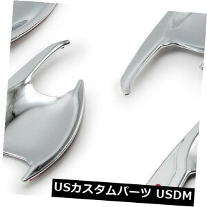 hAJo[ g^nCbNXRevo SR5 2015 2018Nԃ{EhAnhCT[gJo[ɓK Fits Toyota Hilux Revo SR5 2015 2018 Chrome Red Bowl Door Handle Insert Cover
