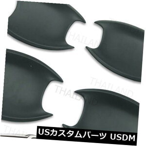 hAJo[ 2017hAnh{ECT[gJo[ubNV1 4 Pc̓g^CmoNX^ɓK 2017 Door Handle Bowl Insert Cover Black V1 4 Pc Fits Toyota Innova Crysta