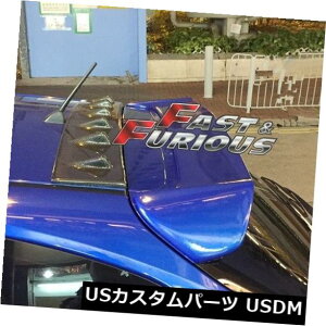 GA J[{t@Co[2008-2014CvbTWRX GR GH[tX|C[{ebNXWFl[^[ɓK Fit for CARBON FIBER 2008-2014 IMPREZA WRX GR GH ROOF SPOILER VORTEX GENERATOR