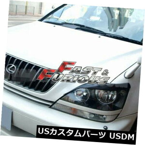 GA J[{t@Co[1998-2003 RX300nA[T JDMwbhCgACuEACXɓK Fit for CARBON FIBER 1998-2003 RX300 HARRIER T JDM HEADLIGHTS EYEBROWS EYELIDS