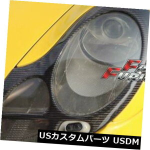 �G�A�� �J�[�{���t�@�C�o�[996 911�{�N�X�^�[986�w�b�h���C�g�J�o�[EYELIDS TRIMS 1�y�A�ɓK�� Fit for CARBON FIBER 996 911 BOXSTER 986 HEADLIGHTS COVERS EYELIDS TRIMS 1 pair