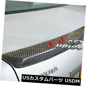 GA J[{t@Co[2008-2012J[NZE141 JDMAEBOgNbvX|C[ɓK Fit for CARBON FIBER 2008-2012 COROLLA NZE141 JDM REAR WING TRUNK LIP SPOILER