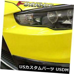 GA J[{T[ES GTSG{VX 10 JDMwbhCgACuEACXp FOR CARBON FIBER LANCER ES GTS EVO LUTION X 10 JDM HEADLIGHTS EYEBROWS EYELIDS