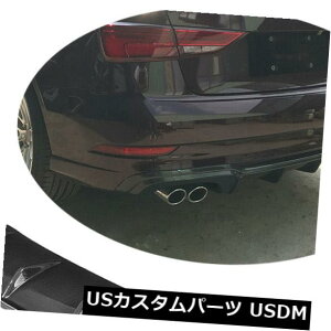 J[{f AEfBA3 SCS3Z_2017-2018̒Yf@ۃAop[fBt[U[X|C[ Carbon Fiber Rear Bumper Diffuser Spoiler For Audi A3 Sline S3 Sedan 2017-2018