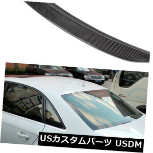 カーボン素材 アウディA4 B9セダン13-16のために合うカーボン繊維の尾トランクのスポイラーの後部翼の唇 Carbon Fiber Tail Trunk Spoiler Rear Wing Lip Fit For Audi A4 B9 Sedan 13-16