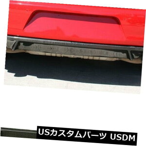 カーボン素材 カーボンフォルクスワーゲンゴルフ6 VI MK6 GTIバンパーブラック用リアディフューザーリップフィット Carbon Fiber Rear Diffuser Lip Fit for Volkswage Golf 6 VI MK6 GTI Bumper Black