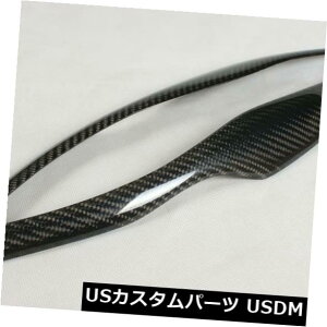 J[{f BMW E90 328 330Z_05-08pJ[{t@Co[܂ԂуwbhCgJo[Zbg Carbon Fiber Eyelid Eyebrow Headlight Cover Set for BMW E90 328 330 Sedan 05-08