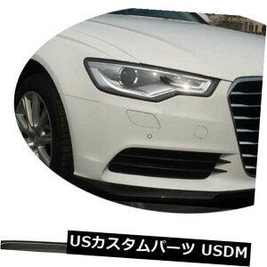 J[{f J[{@ۃtgop[bv`AEfBA6 C7z13-15XCɓK Carbon Fiber Front Bumper Lip Chin Fit For AUDI A6 C7 Facelift 13-15 Non Sline