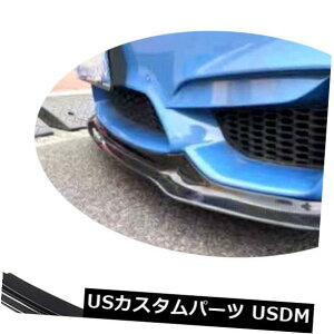 J[{f BMW 4V[YM3 M4 14-17ɓKJ[{t@Co[[VOtgop[bvX|C[ Carbon Fiber Racing Front Bumper Lip Spoiler Fit for BMW 4 Series M3 M4 14-17