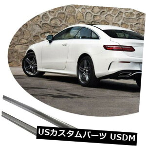 J[{f xcE300 E400 E500 2hA16-18p2PCSJ[{t@Co[TChXJ[gGNXeVbv 2PCS Carbon Fiber Side Skirt Extension Lip For Benz E300 E400 E500 2-Door 16-18