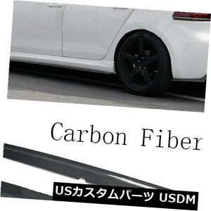 J[{f tHNX[QStVI MK6 R20 10-13ɃtBbg鎩TChXJ[g{fBLbgJ[{t@Co[ Auto Side Skirts Bodykits Carbon Fiber Fit for Volkswagen Golf VI MK6 R20 10-13