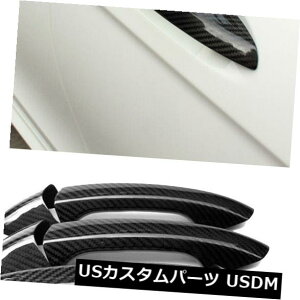 J[{f ZfXxcA / B / C / E / SNX4hApJ[{t@Co[J[hAnhJo[g Carbon Fiber Car Door Handle Cover Trim For Mercedes-Benz A/B/C/E/S Class 4Door