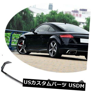 J[{f AEfBTT RS 16-18pJ[{t@Co[Aop[fBt[U[bv{fBLbgOXubN Carbon Fiber Rear Bumper Diffuser Lip Bodykit Gloss Black for Audi TT RS 16-18