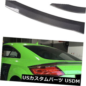 J[{f AEfBTT TTS TTRS 2hA2015-2017̃AgNX|C[Yf@ۂ̃[X Racing Rear Trunk Spoiler Wing Carbon Fiber For Audi TT TTS TTRS 2Door 2015-2017